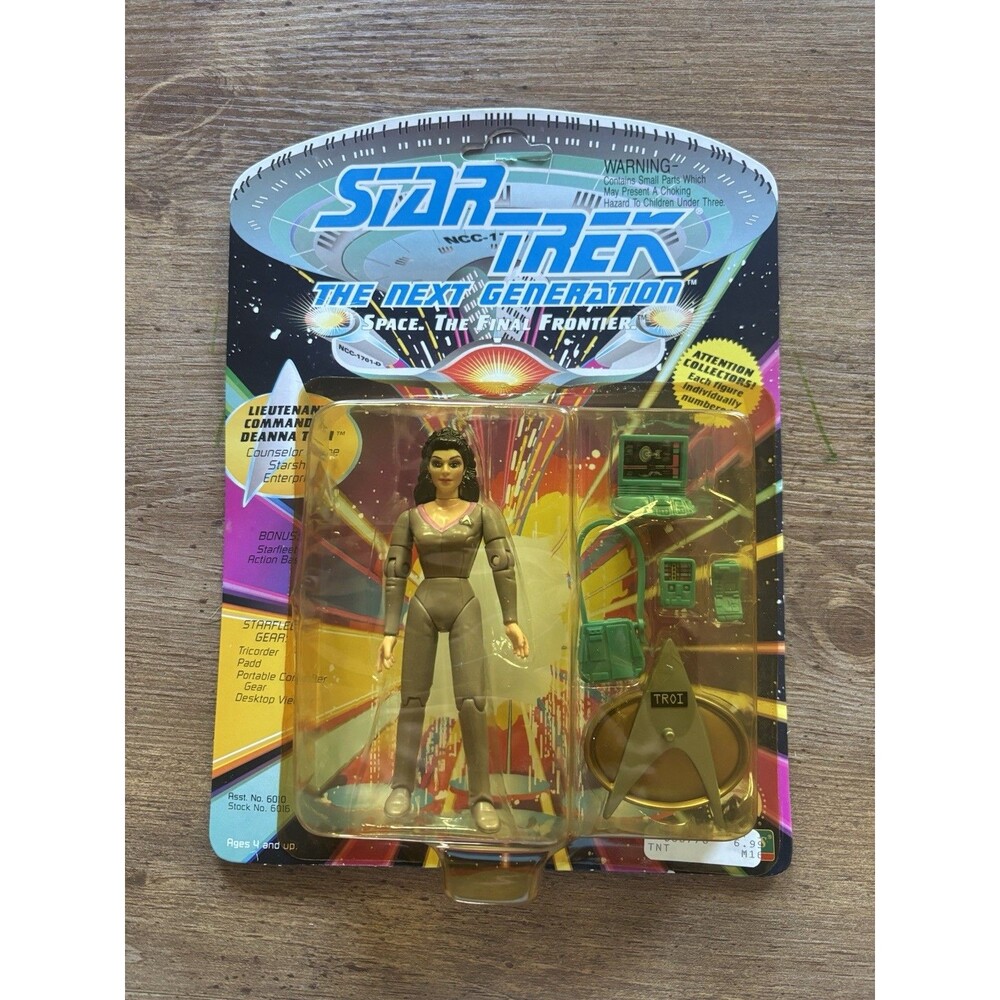 1992 Playmates Star Trek TNG Deanna Troi #6016 Sealed Vintage Figure